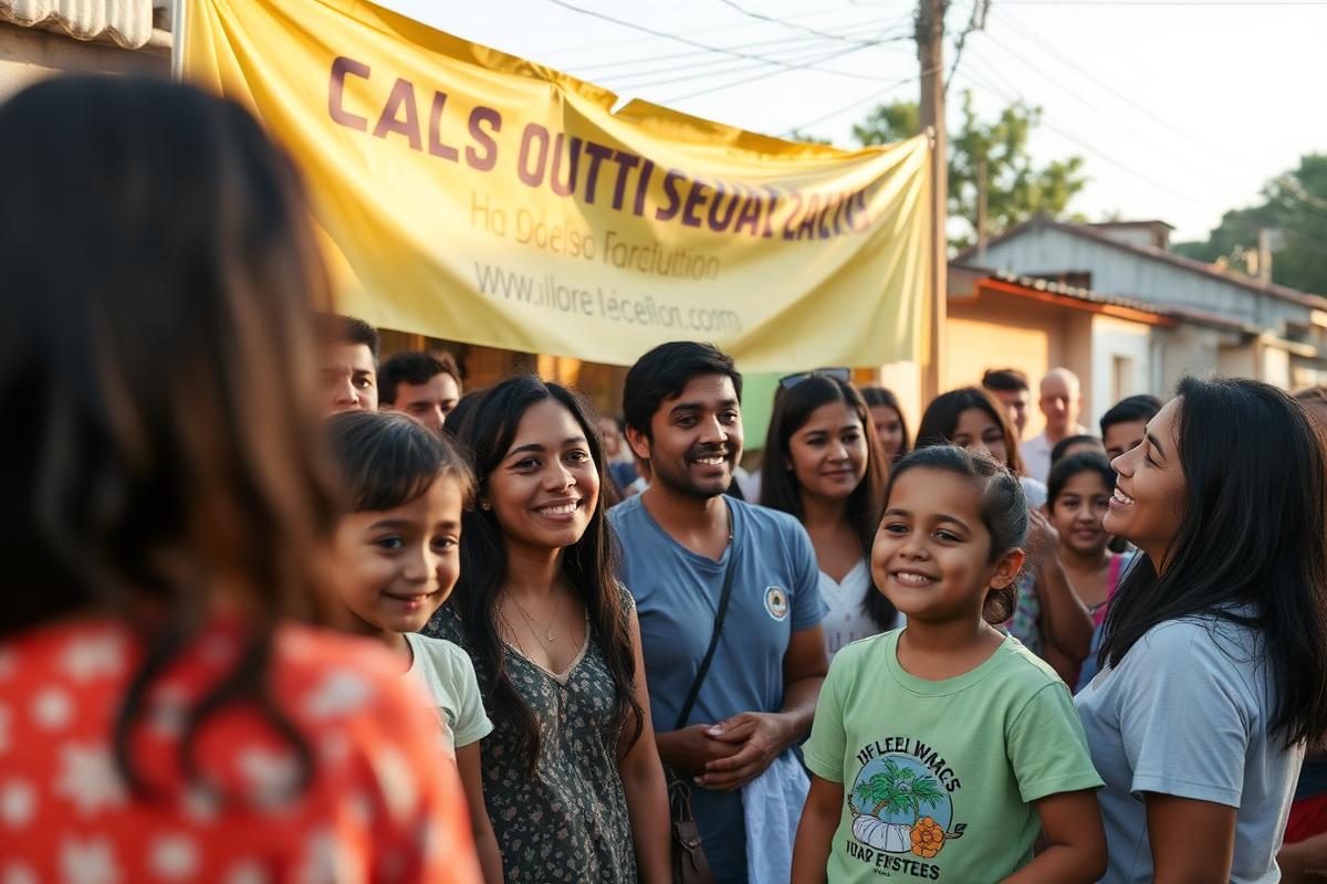 Mobilização comunitária fortalece a rede de apoio às famílias